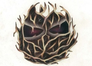 Original killer tumbleweed character artwork on a white background